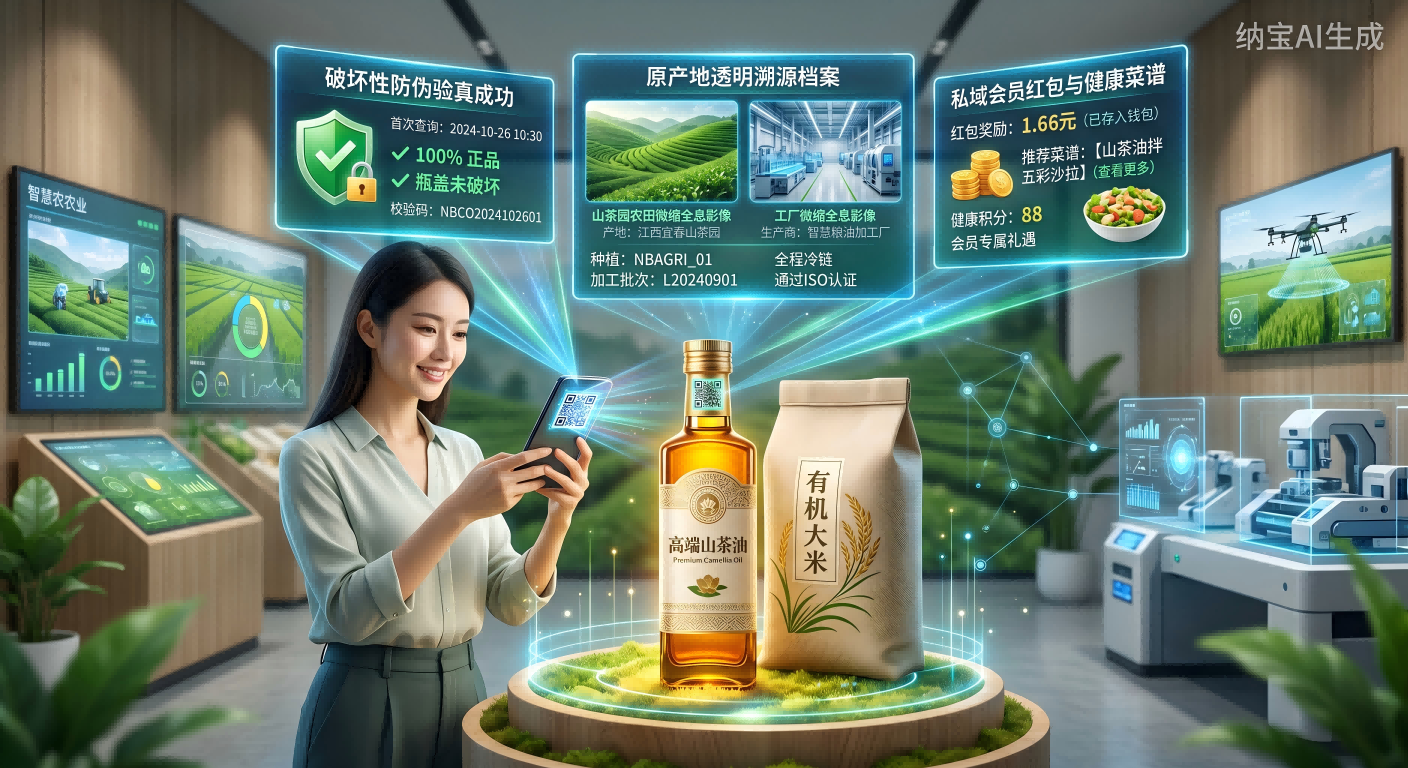 高端粮油防伪的数字化突围，捍卫餐桌信任与品牌溢价