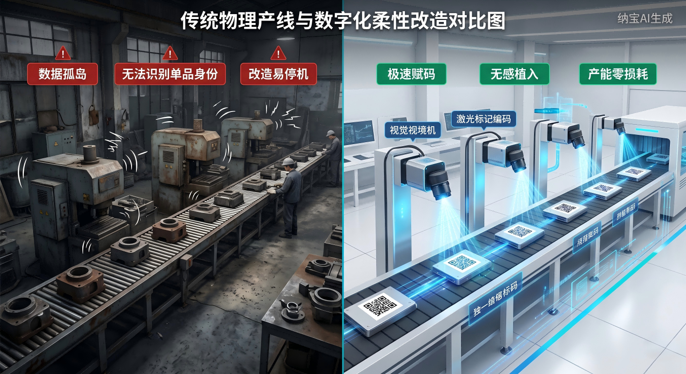 一物一码生产线改造：跨越物理与数字的鸿沟，输出硬核实战逻辑