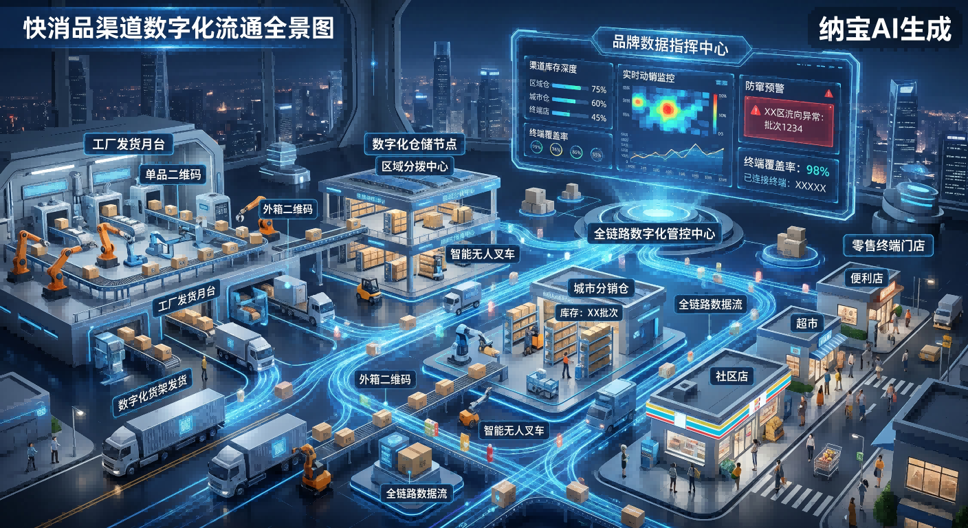 渠道数字化重构：一物一码如何刺穿流通黑盒与重塑增长链路