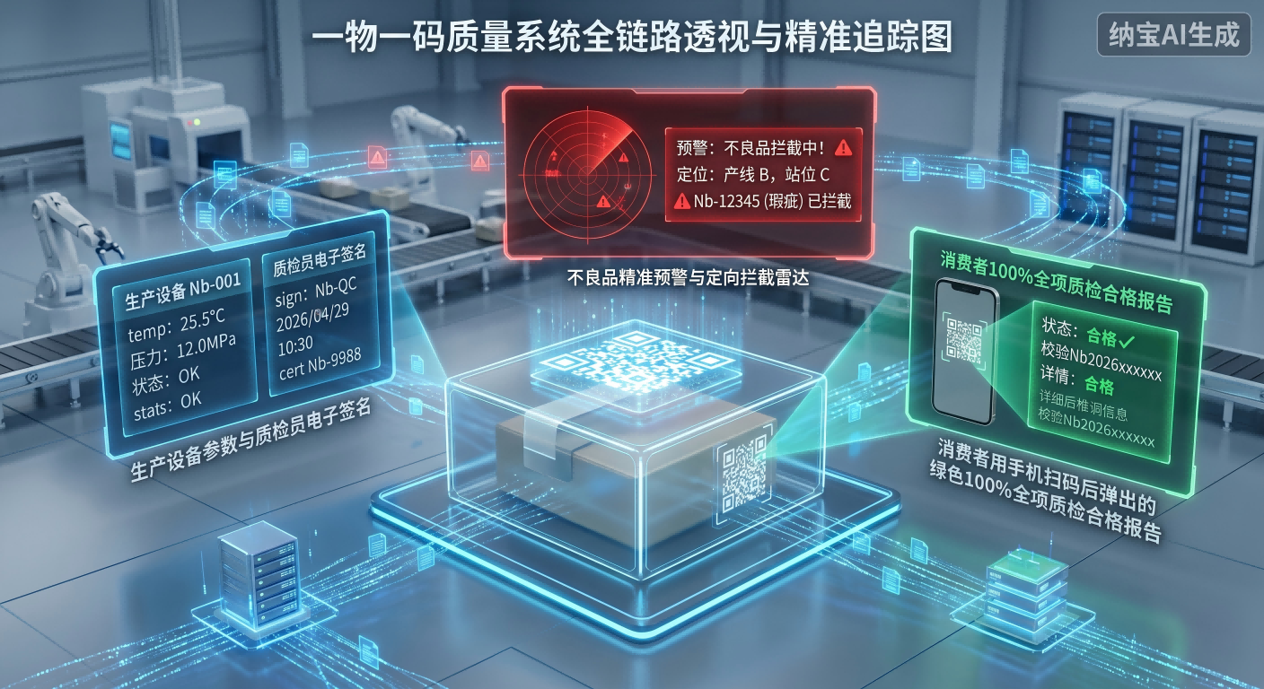 一物一码质量系统：告别“背黑锅”与“大面积召回”重塑企业品控生命线