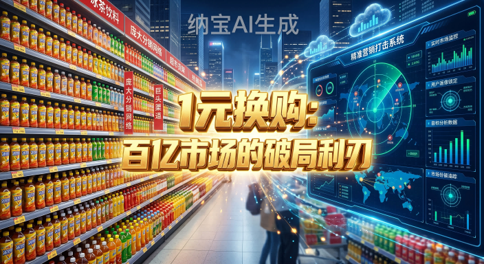 饮料一物一码二维码系统：农夫山泉逆袭战小小的“1元换购”，如何撕开冰茶百亿市场的裂口？