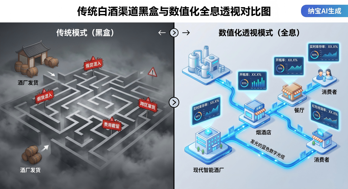 重塑高端溢价与渠道铁军：白酒企业数值化运用案例全景深度拆解
