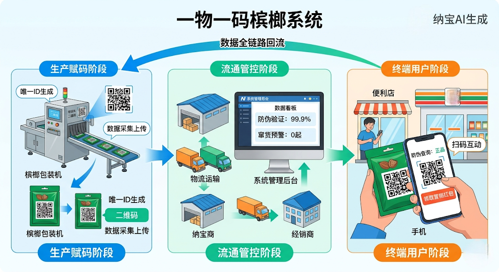 一物一码槟榔系统：突破渠道动销黑盒与重塑终端掌控力的商业路径