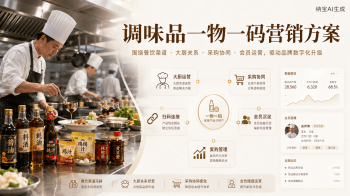 调味品一物一码营销方案：从扫码到复购