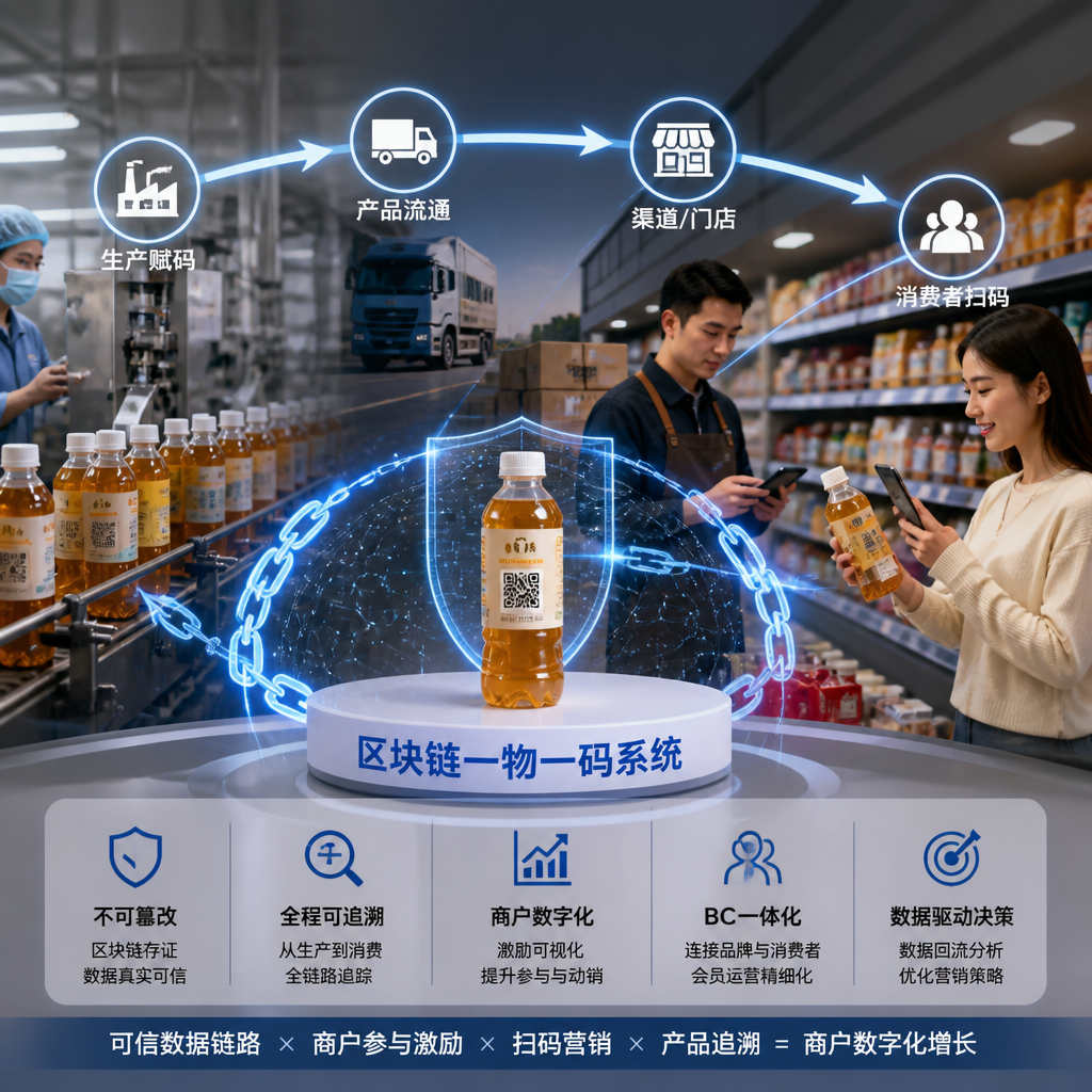 区块链一物一码系统如何赋能商户数字化