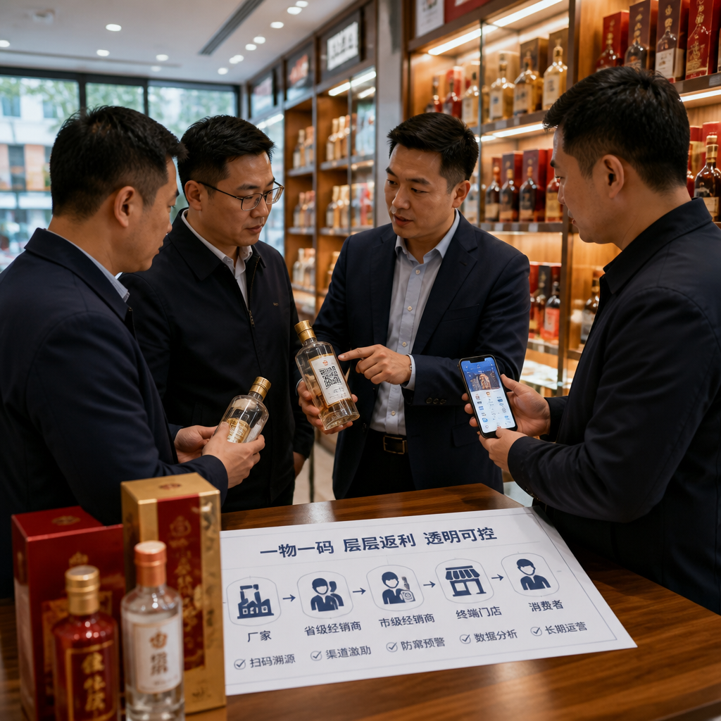 北京白酒一物一码公司盯住层层返利