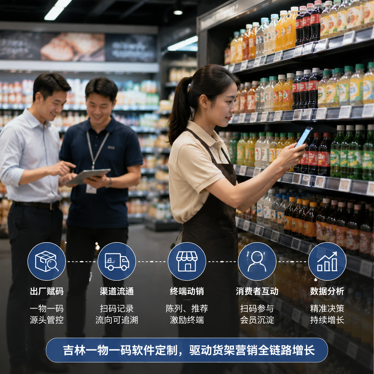 吉林一物一码软件定制，货架营销别只会贴码