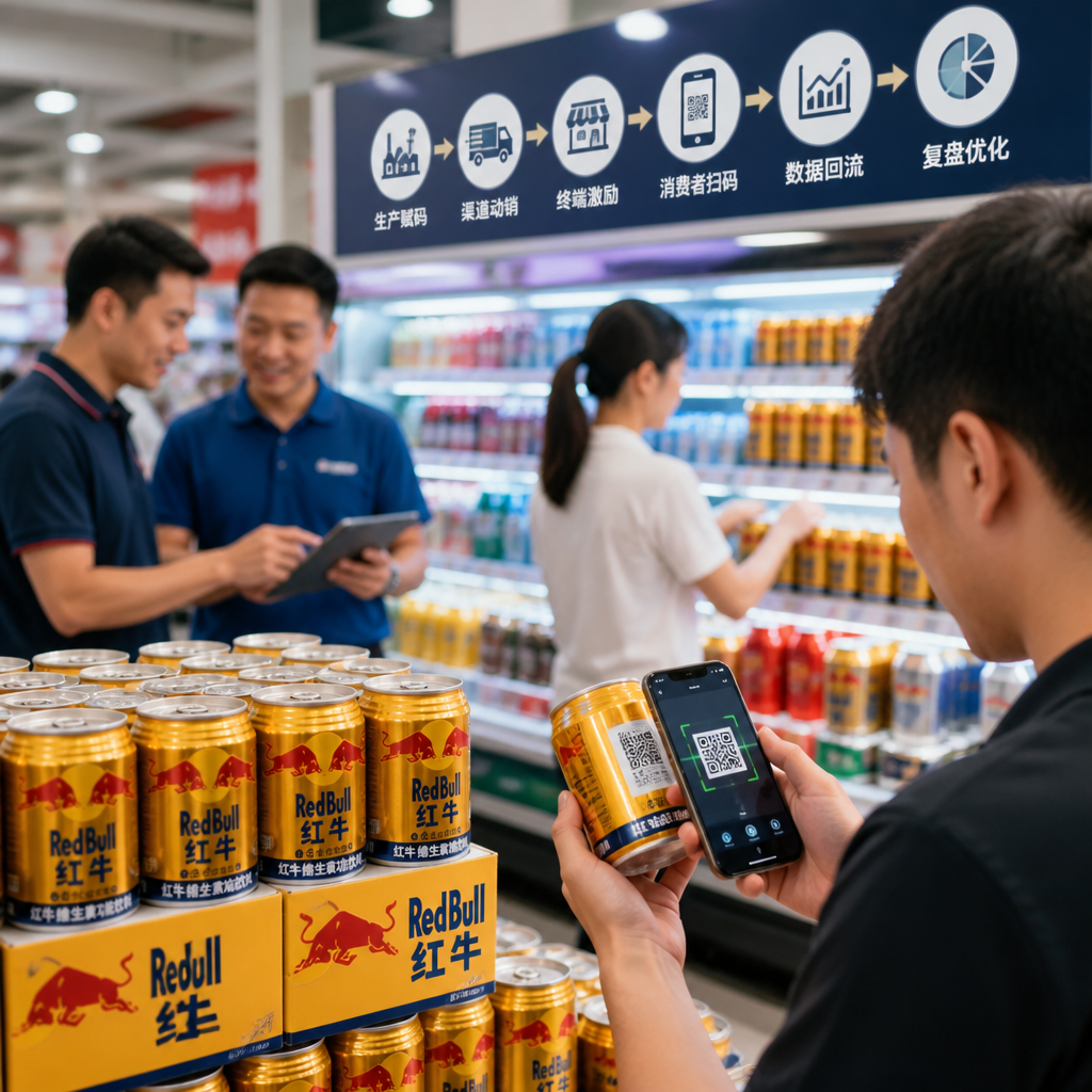 红牛一物一码营销方案：动销激励实战