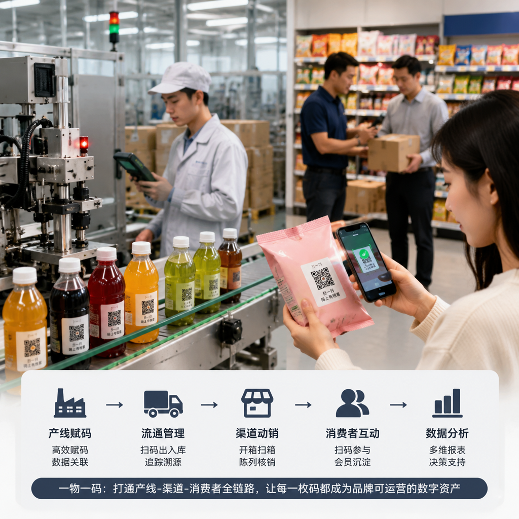 一物一码开发价格怎么定？饮品休闲食品行业选型必看
